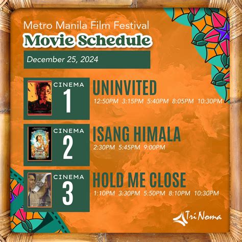 ayala malls manila bay movie schedule|TriNoma Cinema Schedule .